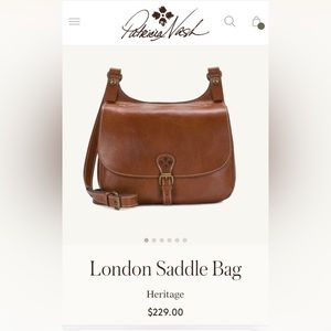 Patricia Nash London Saddle Bag Heritage in excellent barely used condition.